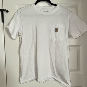White Carhartt shirt